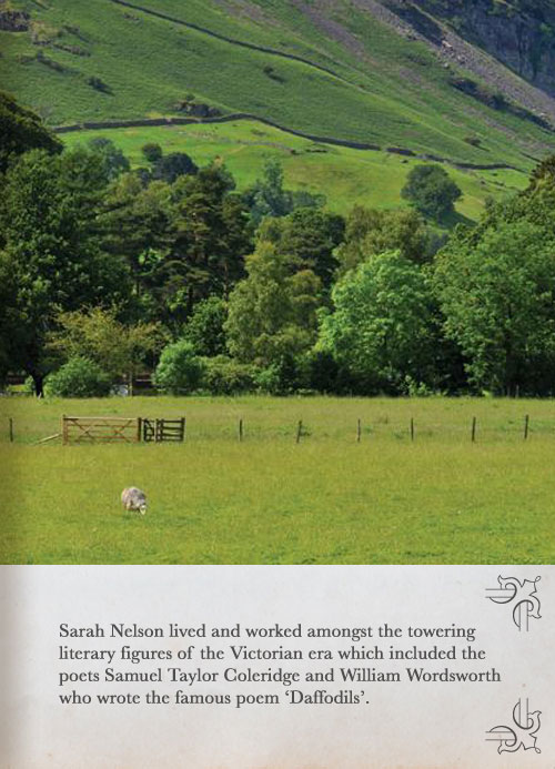 A portrait of Sarah Nelson, the Victorian cook who invented Grasmere Gingerbread in 1854